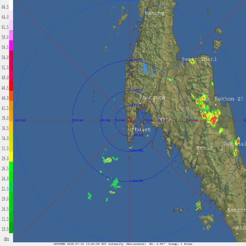 ภาพเรดาร์ฝนภูเก็ต ภาพเคลื่อนไหว ล่าสุด วันนี้ เรดาร์ ภูเก็ต.